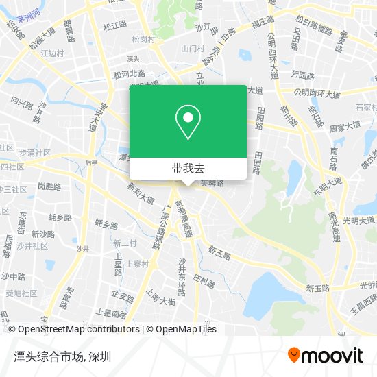 潭头综合市场地图