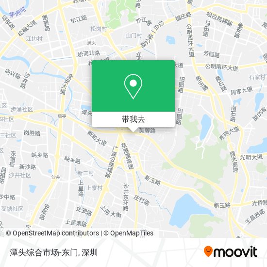 潭头综合市场-东门地图