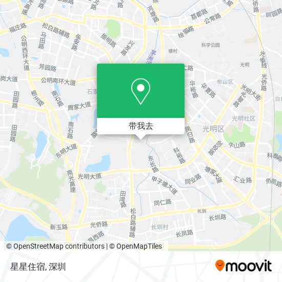 星星住宿地图