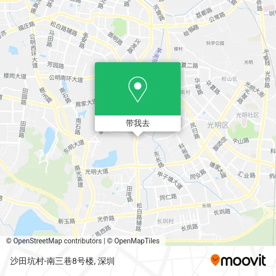 沙田坑村-南三巷8号楼地图