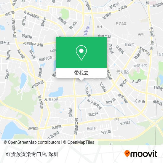 红贵族烫染专门店地图