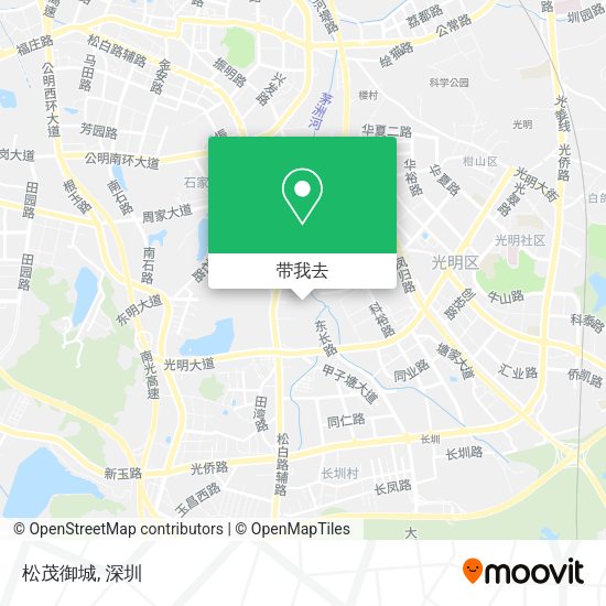 松茂御城地图
