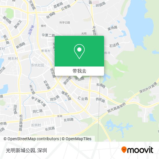 光明新城公园地图