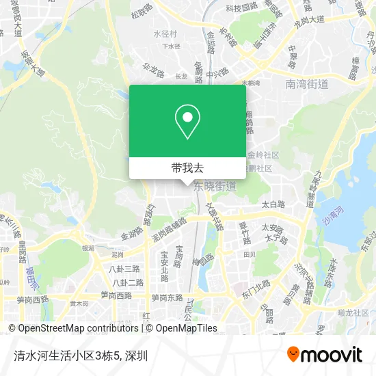 清水河生活小区3栋5地图