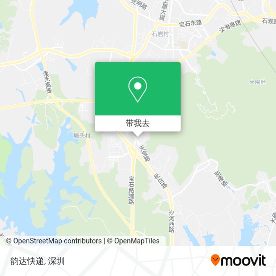 韵达快递地图