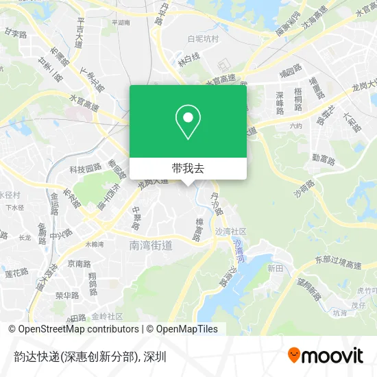 韵达快递(深惠创新分部)地图
