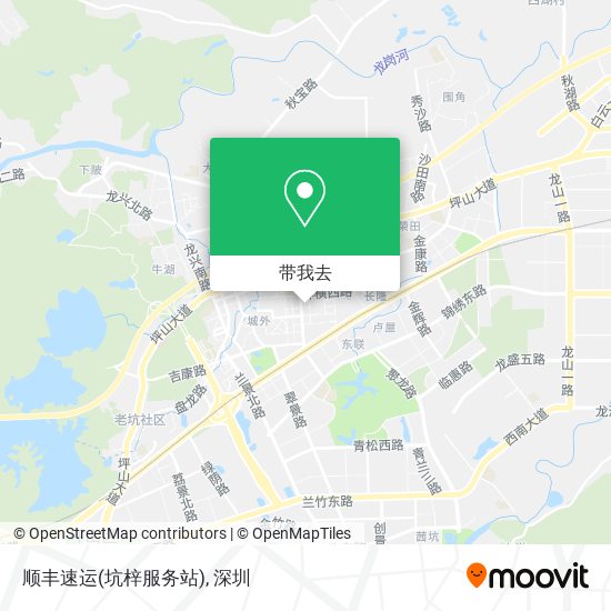 顺丰速运(坑梓服务站)地图