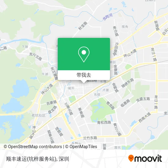 顺丰速运(坑梓服务站)地图