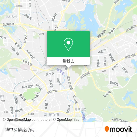 博申源物流地图