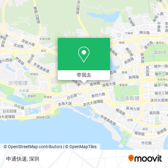 申通快递地图