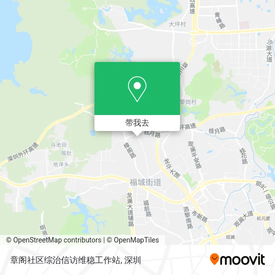 章阁社区综治信访维稳工作站地图