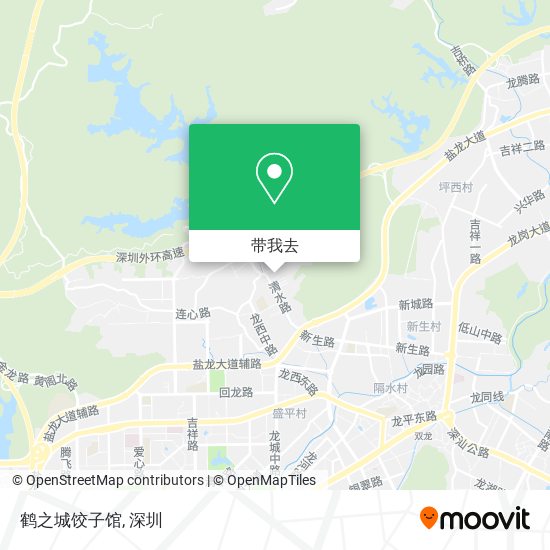 鹤之城饺子馆地图
