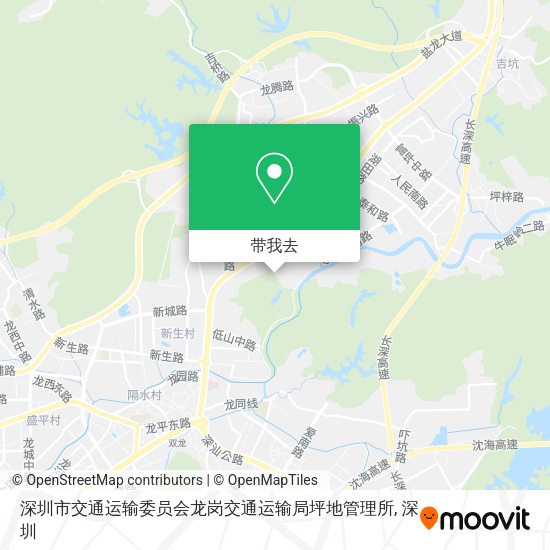 深圳市交通运输委员会龙岗交通运输局坪地管理所地图