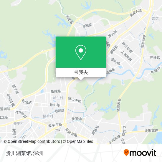 贵川湘菜馆地图