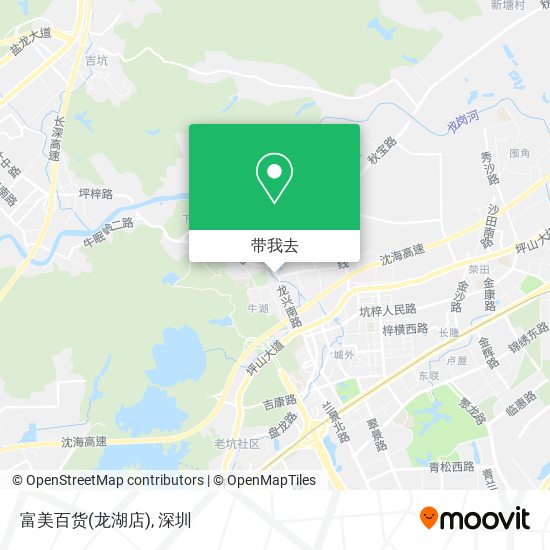 富美百货(龙湖店)地图