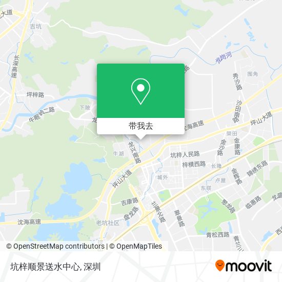 坑梓顺景送水中心地图
