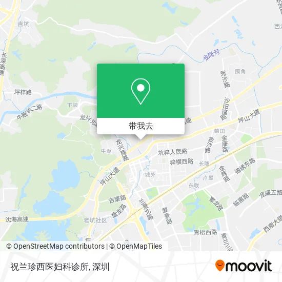 祝兰珍西医妇科诊所地图