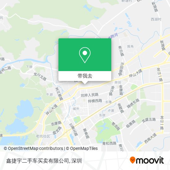 鑫捷宇二手车买卖有限公司地图