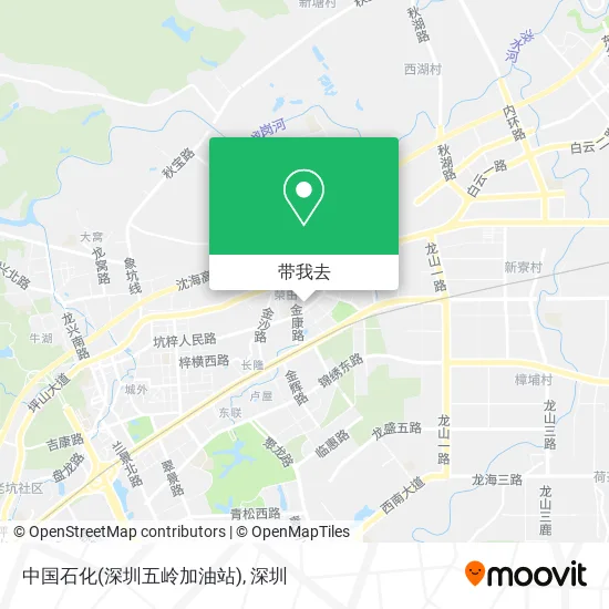 中国石化(深圳五岭加油站)地图