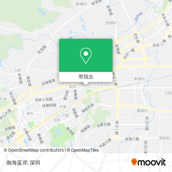 御海蓝岸地图
