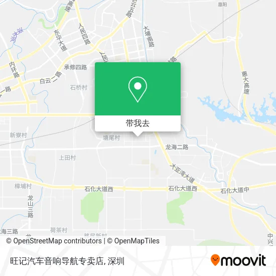 旺记汽车音响导航专卖店地图