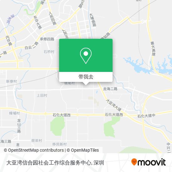 大亚湾信合园社会工作综合服务中心地图