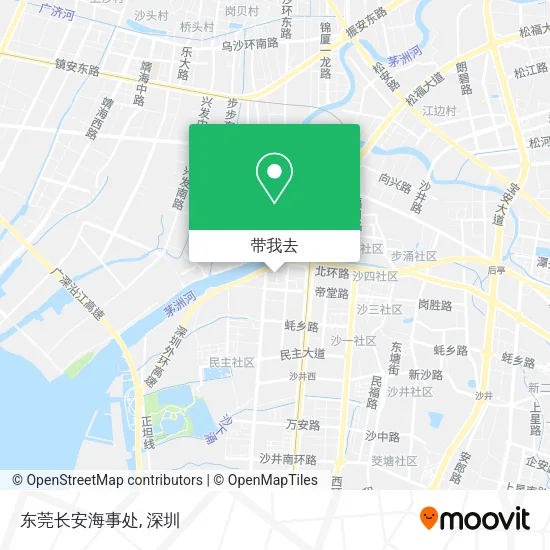 东莞长安海事处地图