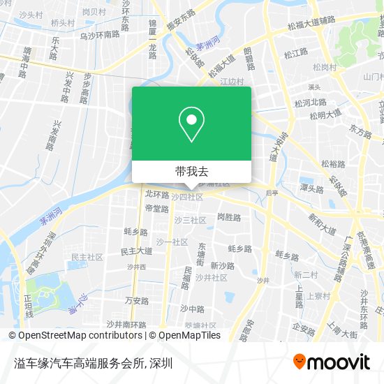溢车缘汽车高端服务会所地图