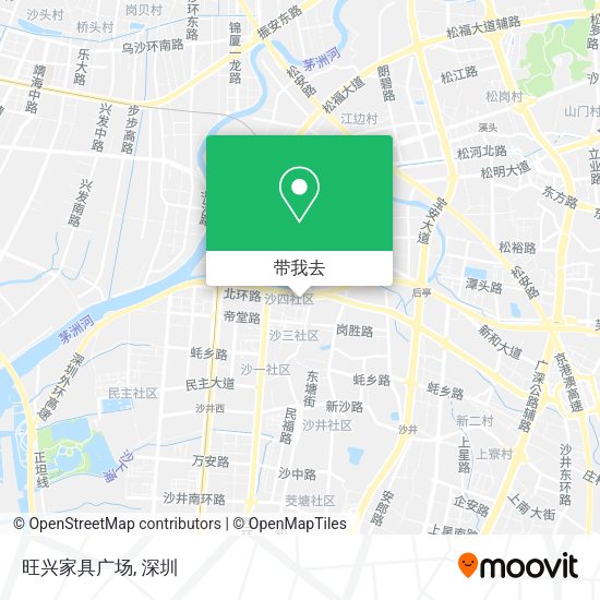 旺兴家具广场地图