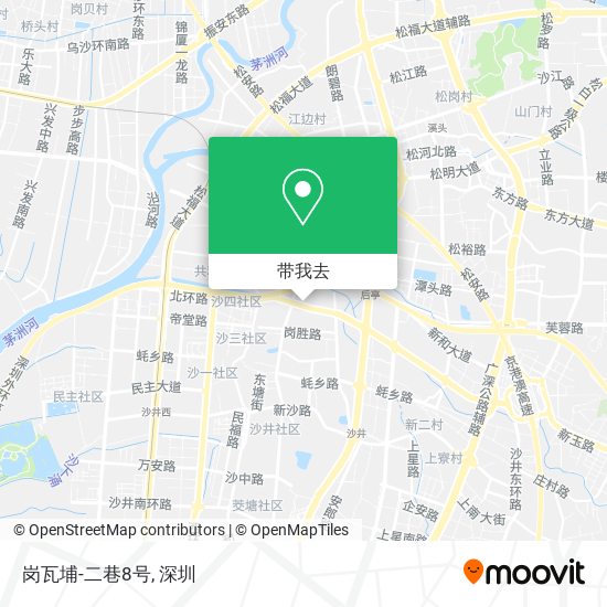 岗瓦埔-二巷8号地图