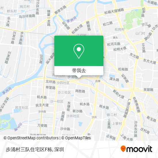 步涌村三队住宅区F栋地图