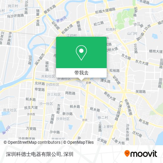 深圳科德士电器有限公司地图