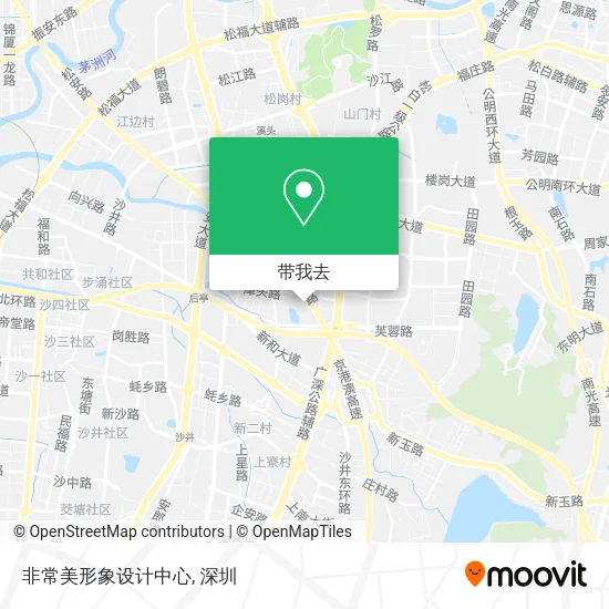 非常美形象设计中心地图