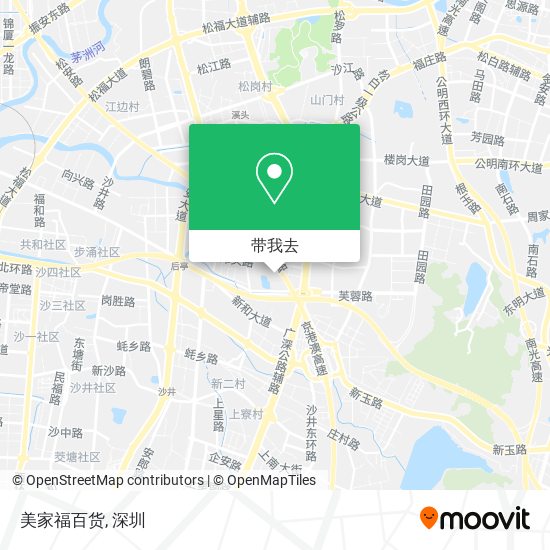 美家福百货地图