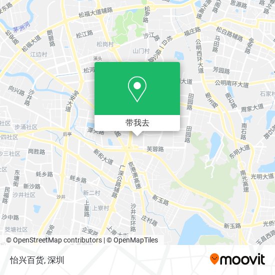 怡兴百货地图