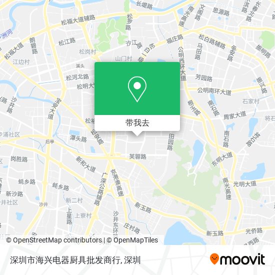 深圳市海兴电器厨具批发商行地图