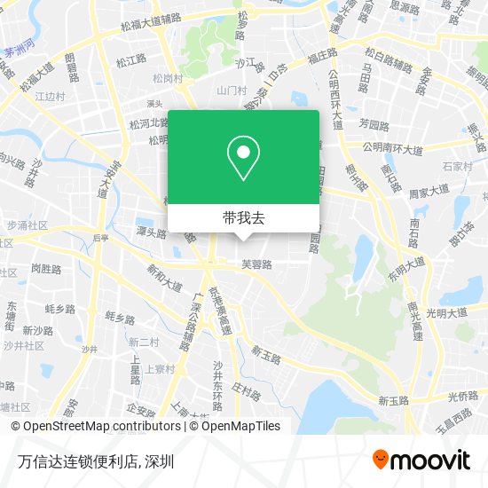 万信达连锁便利店地图