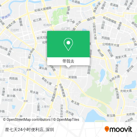 星七天24小时便利店地图