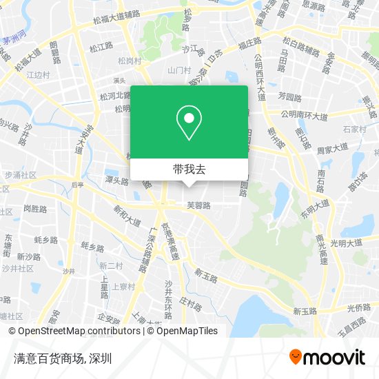 满意百货商场地图
