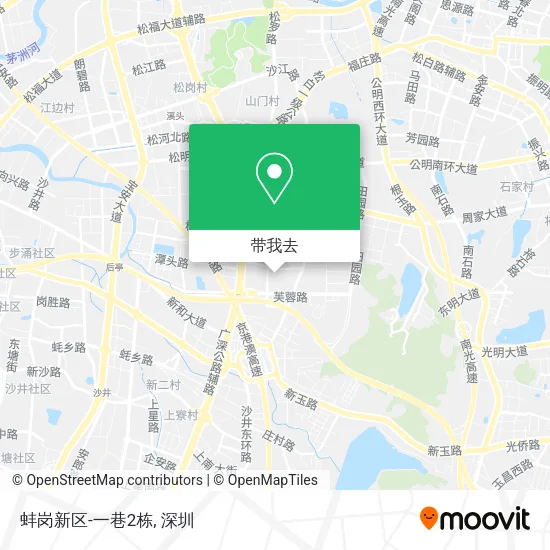 蚌岗新区-一巷2栋地图