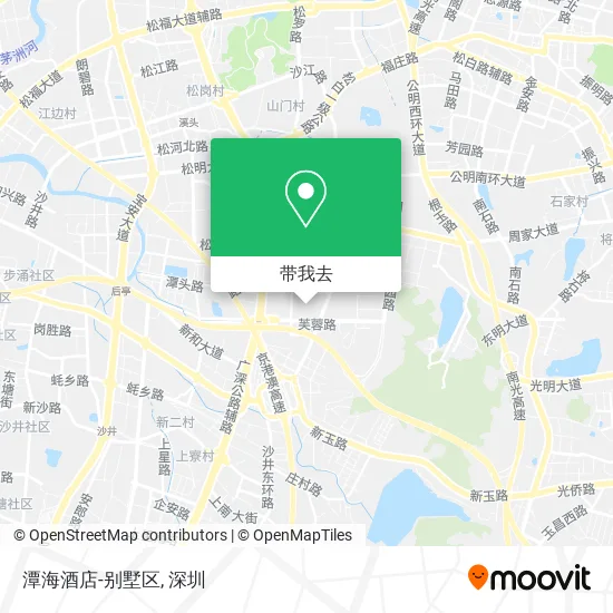 潭海酒店-别墅区地图