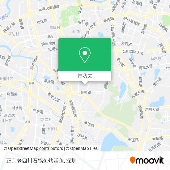 正宗老四川石锅鱼烤活鱼地图