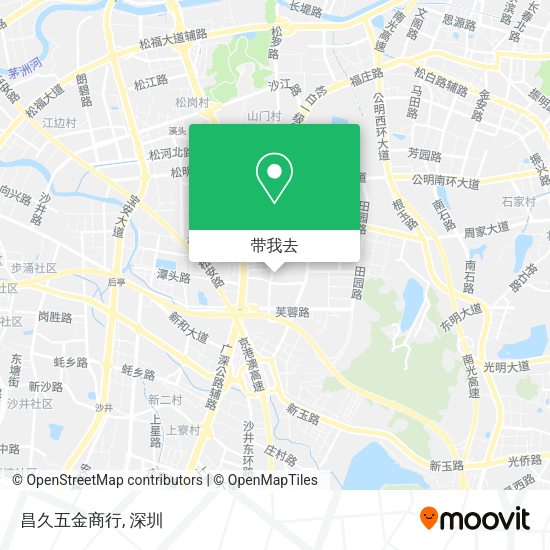 昌久五金商行地图