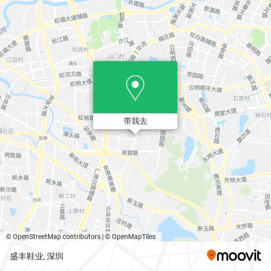 盛丰鞋业地图