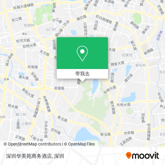 深圳华美苑商务酒店地图