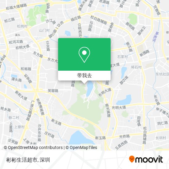 彬彬生活超市地图