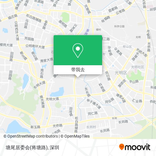 塘尾居委会(将塘路)地图