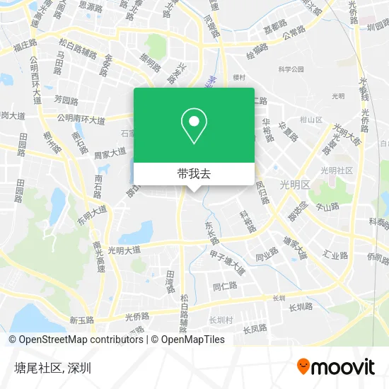 塘尾社区地图