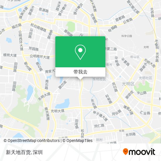 新天地百货地图