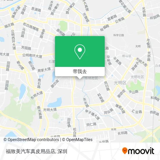 福致美汽车真皮用品店地图